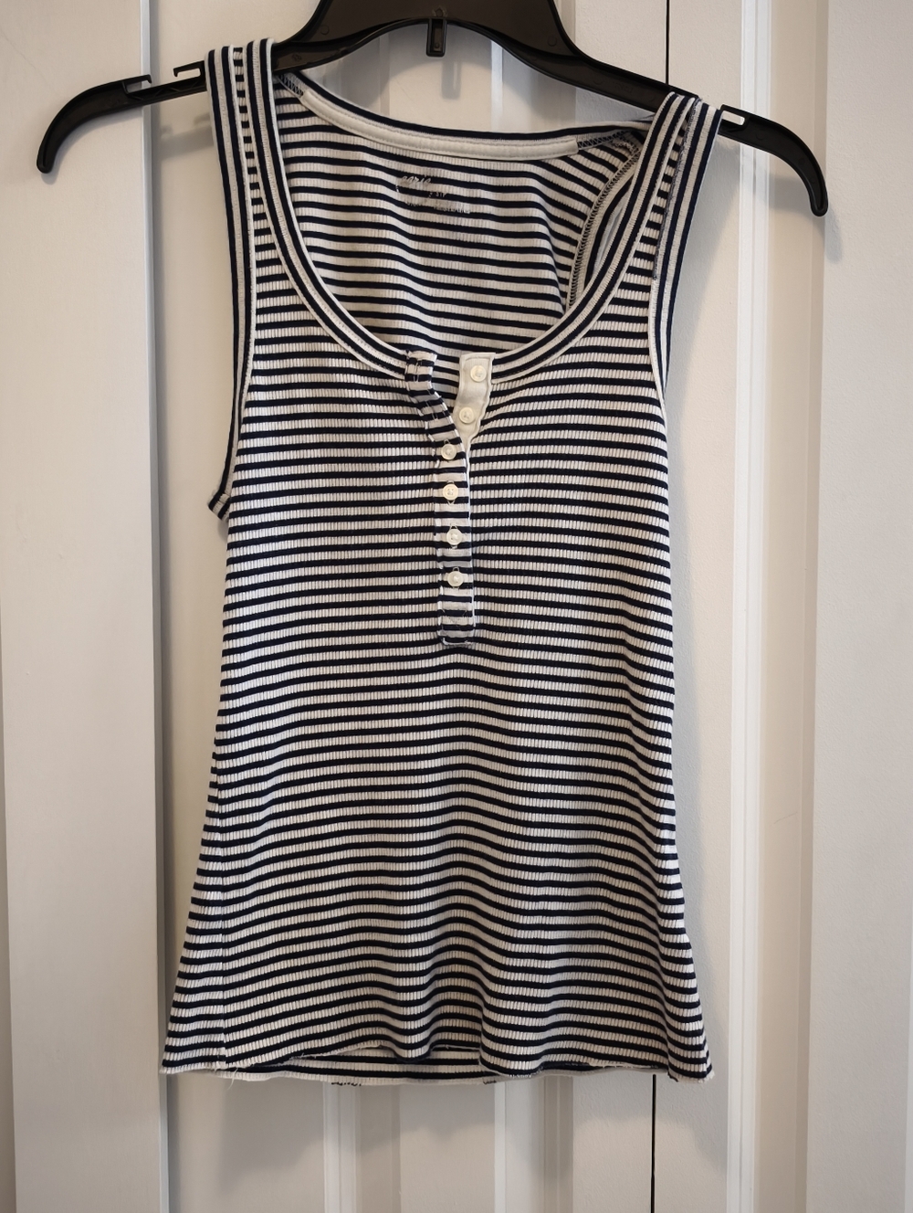 Aerie Navy and White Striped Tank